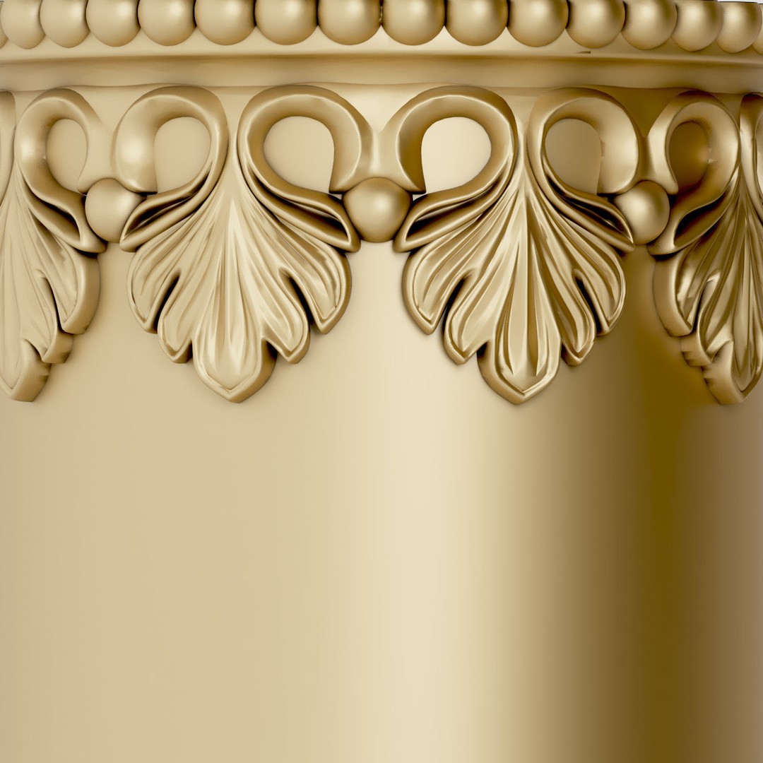 Elegant Table Lamp 3D Model – High-Quality Decorative Asset, FBX - View 7