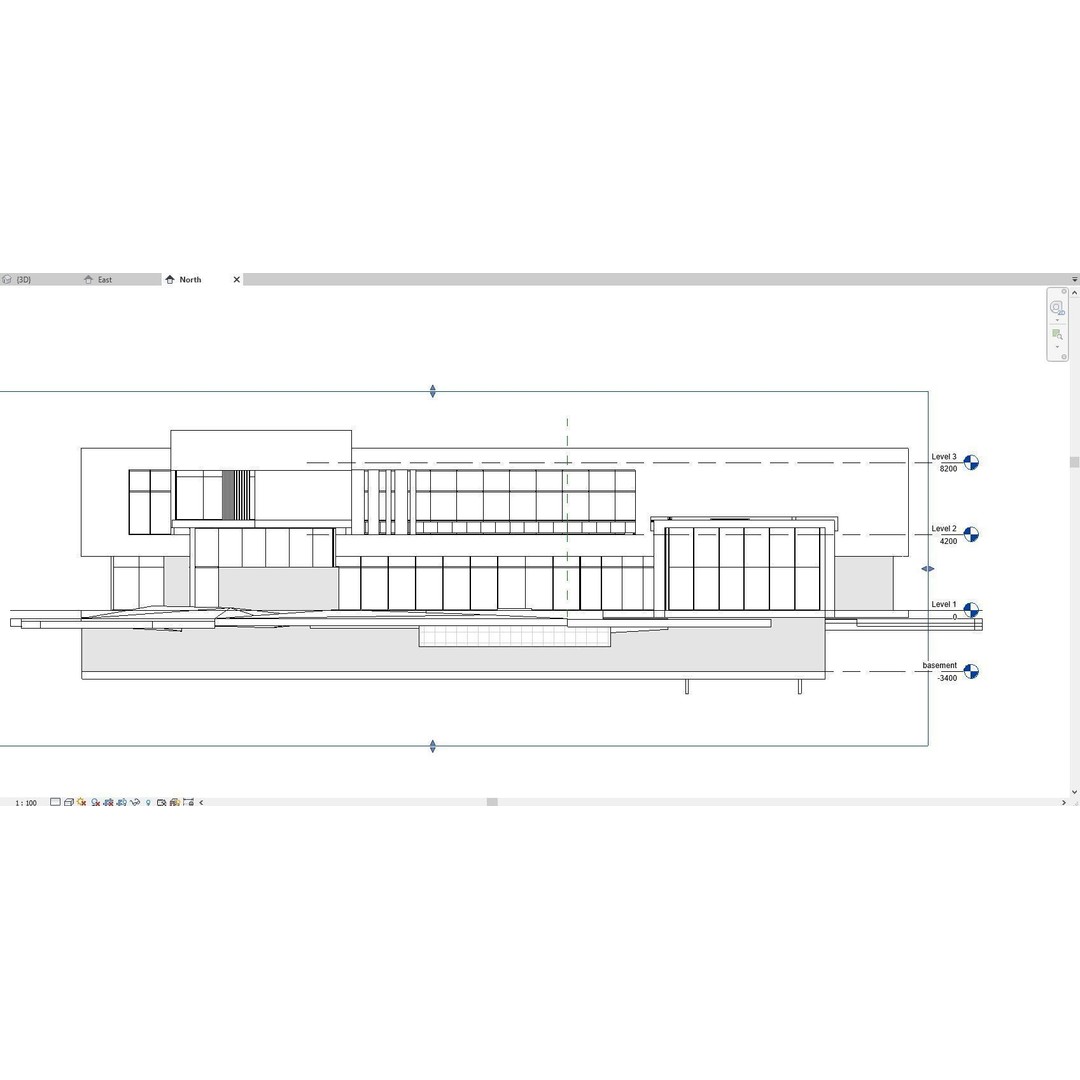 Modern Beach House 3D Model – Luxurious Villa with Revit & Lumion Files - View 14