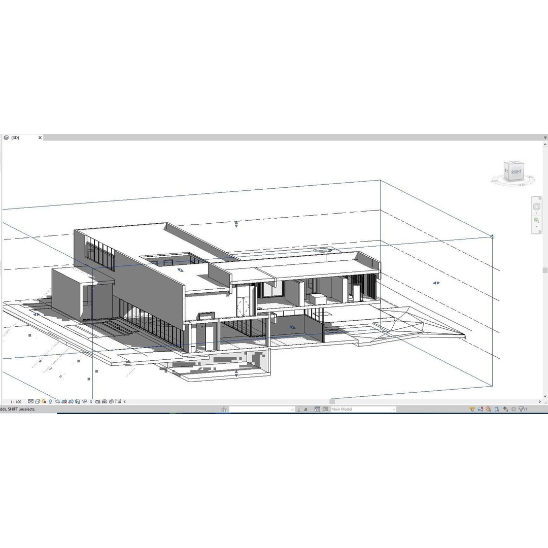Modern Beach House 3D Model – Luxurious Villa with Revit & Lumion Files - View 15