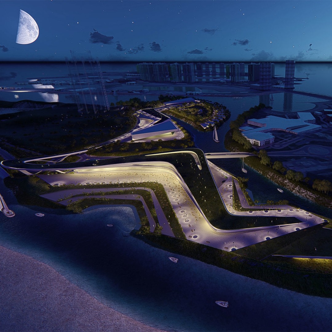 Mixed Use Urban Design 3D Model – Animated City Landscape, FBX