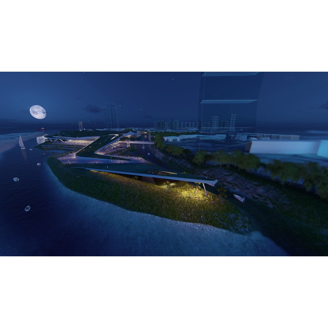 Mixed Use Urban Design 3D Model – Animated City Landscape, FBX - View 15