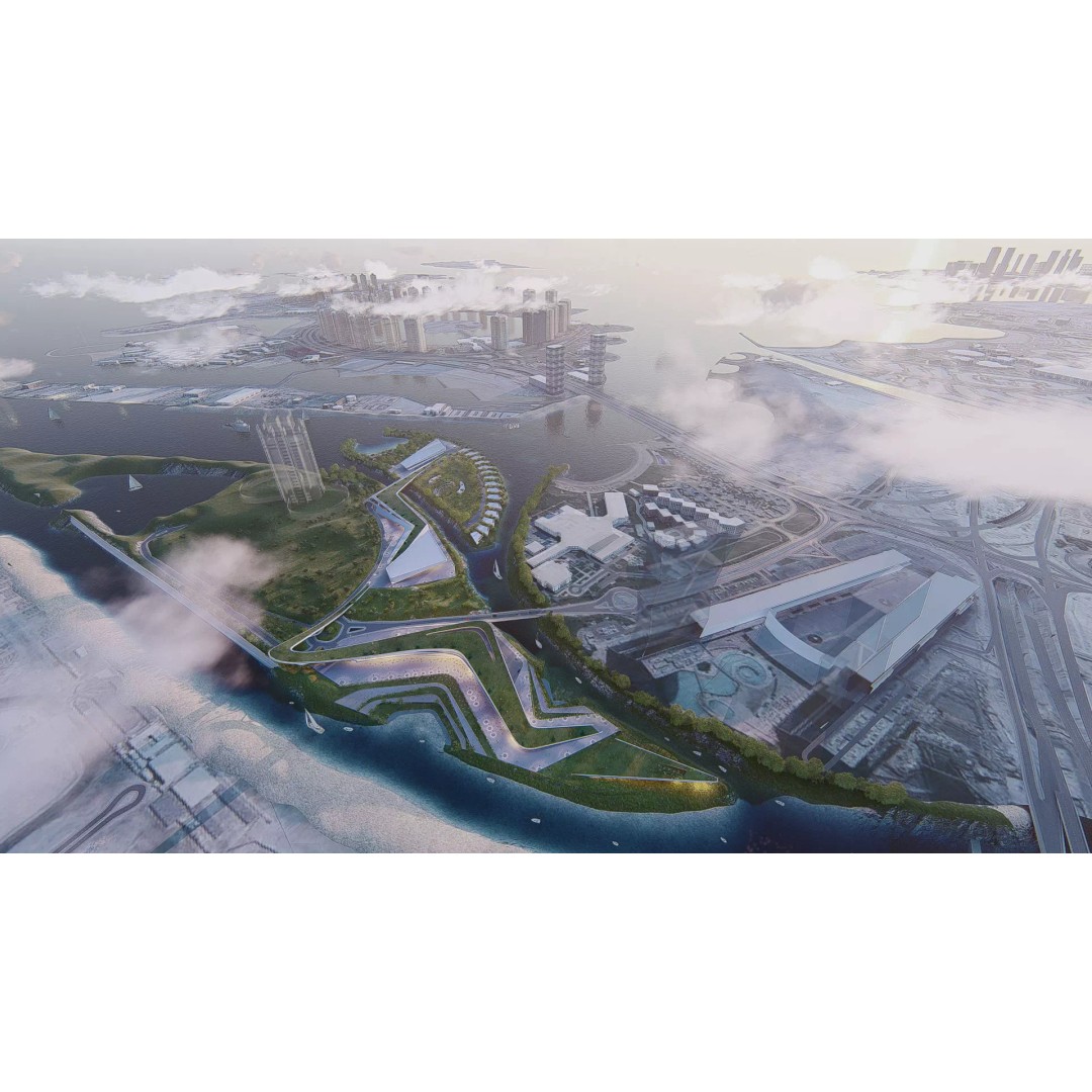 Mixed Use Urban Design 3D Model – Animated City Landscape, FBX - View 2