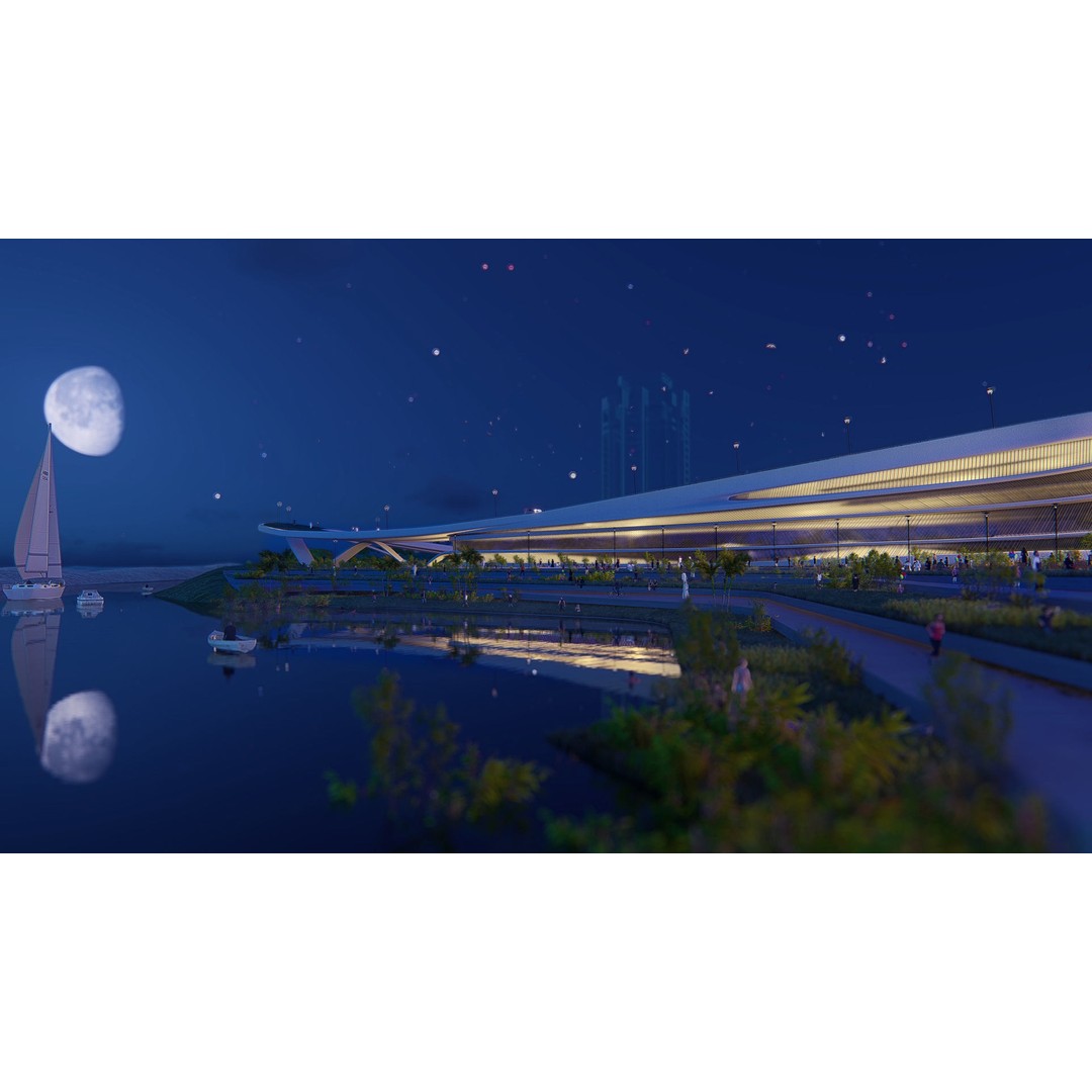 Mixed Use Urban Design 3D Model – Animated City Landscape, FBX - View 8