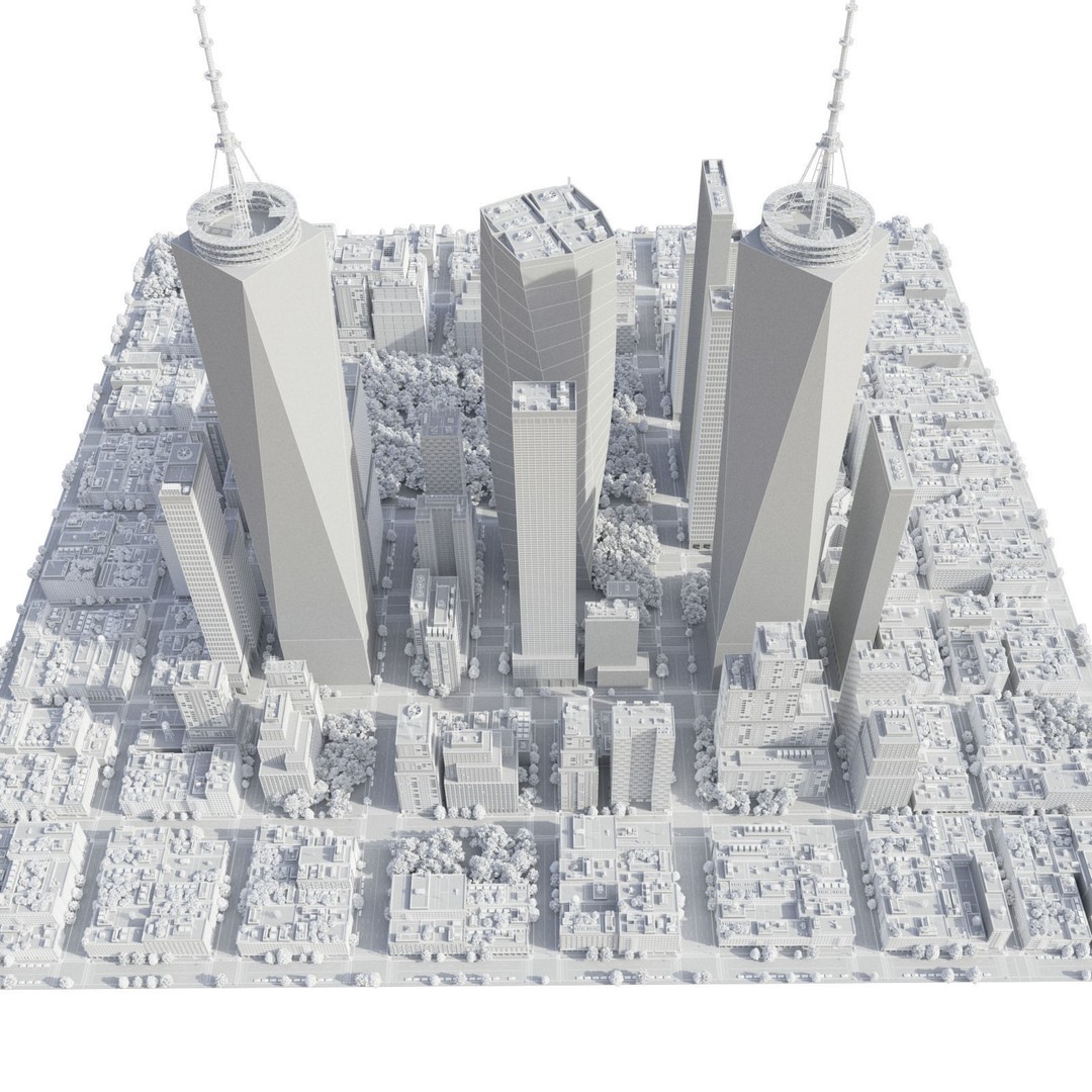 Realistic City 3D Model – Low Poly Urban Asset with V-Ray Setup - View 34