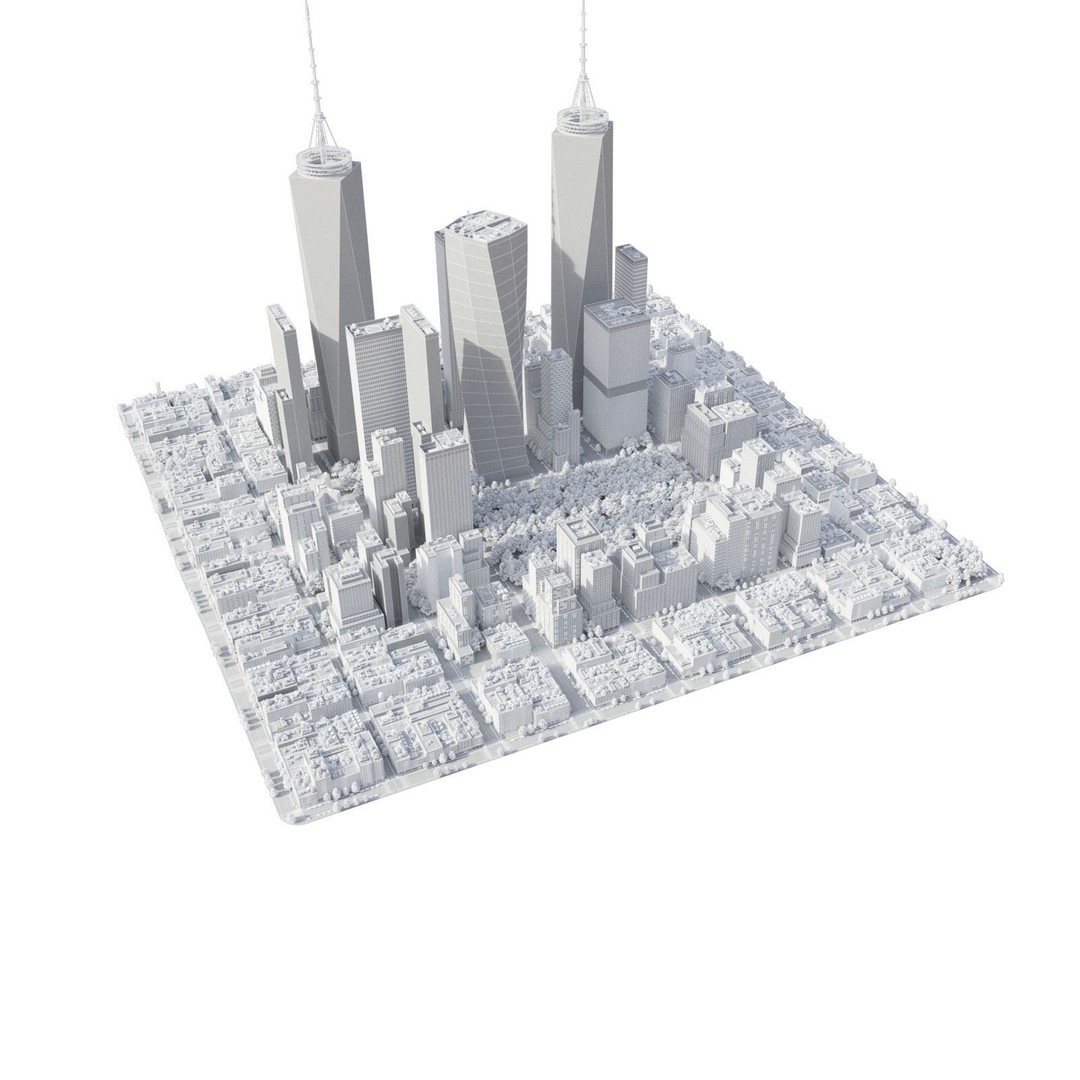 Realistic City 3D Model – Low Poly Urban Asset with V-Ray Setup - View 35