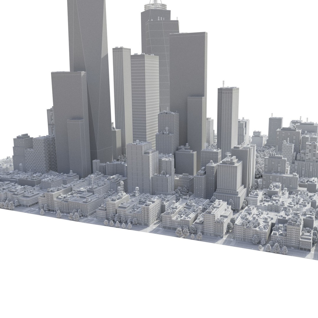 Realistic City 3D Model – Low Poly Urban Asset with V-Ray Setup - View 37