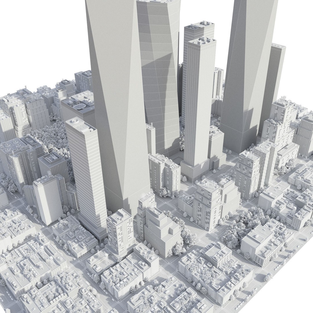 Realistic City 3D Model – Low Poly Urban Asset with V-Ray Setup - View 41
