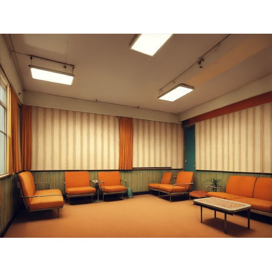Liminal Spaces 3D Model – Creepy Backdrop Textures, FBX - View 11