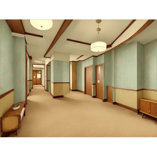 Liminal Spaces 3D Model – Creepy Backdrop Textures, FBX - View 15