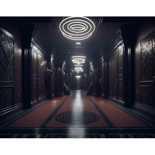 Liminal Spaces 3D Model – Creepy Backdrop Textures, FBX - View 16