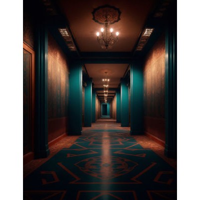Liminal Spaces 3D Model – Creepy Backdrop Textures, FBX - View 19