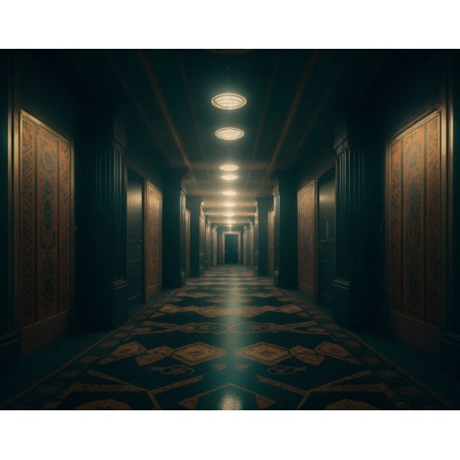 Liminal Spaces 3D Model – Creepy Backdrop Textures, FBX - View 21