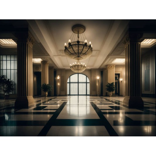 Liminal Spaces 3D Model – Creepy Backdrop Textures, FBX - View 3