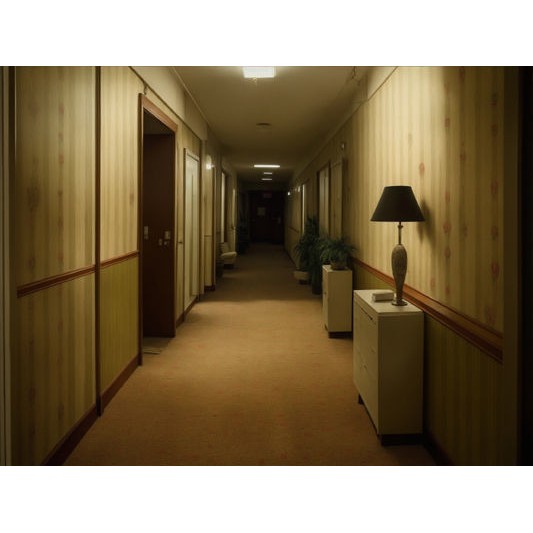 Liminal Spaces 3D Model – Creepy Backdrop Textures, FBX - View 6