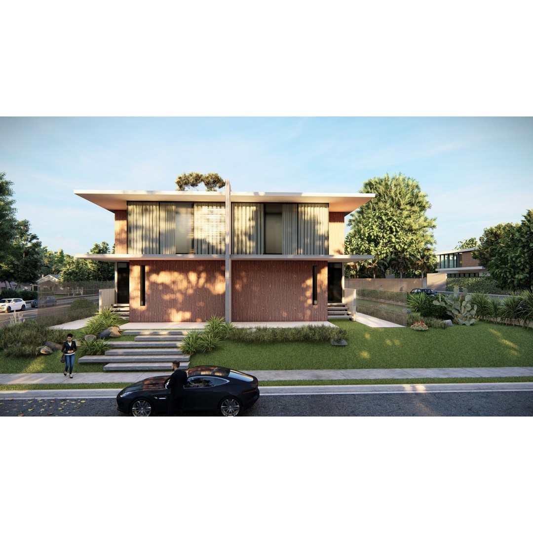 Modern Villa 3D Model – Luxury House with PBR Materials, FBX, OBJ - View 16