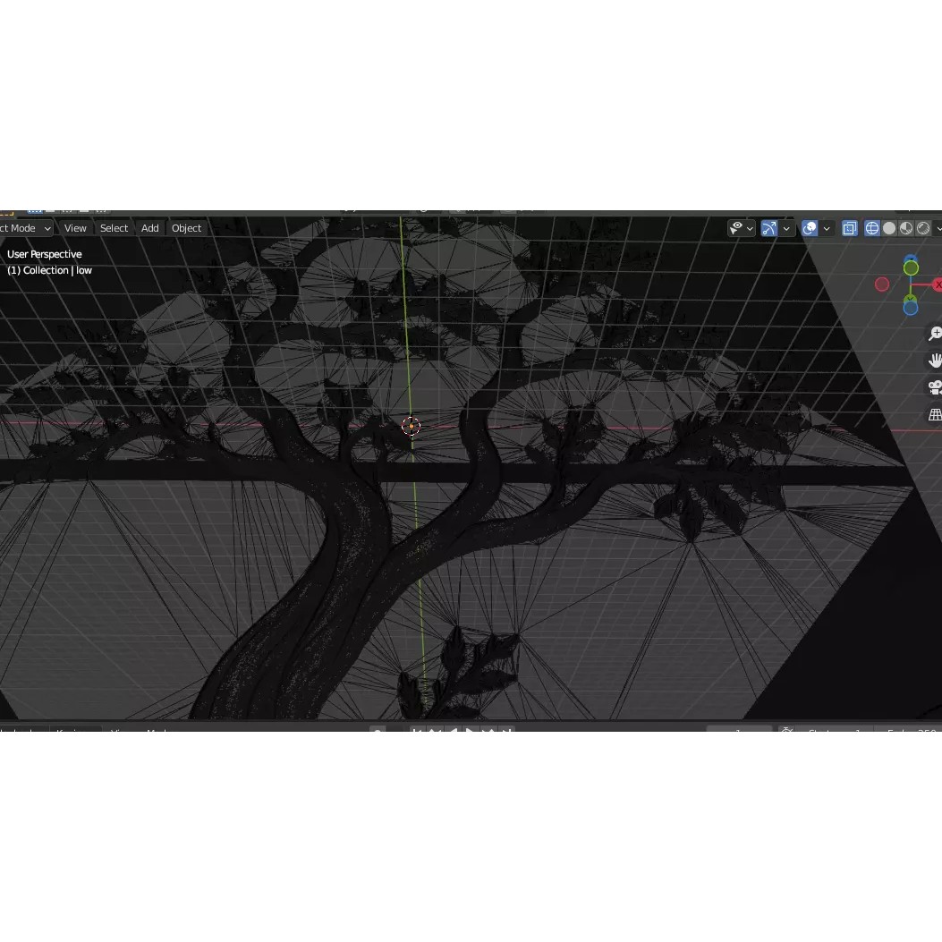 Modern Tree Decor 3D Model – Bas Relief Mural for CNC & 3D Printing - View 16