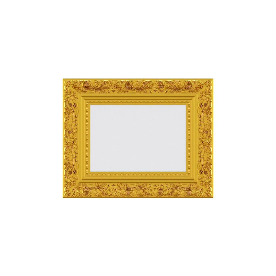Classic Frames 3D Model – Baroque Decor Collection, PBR Textures - View 23