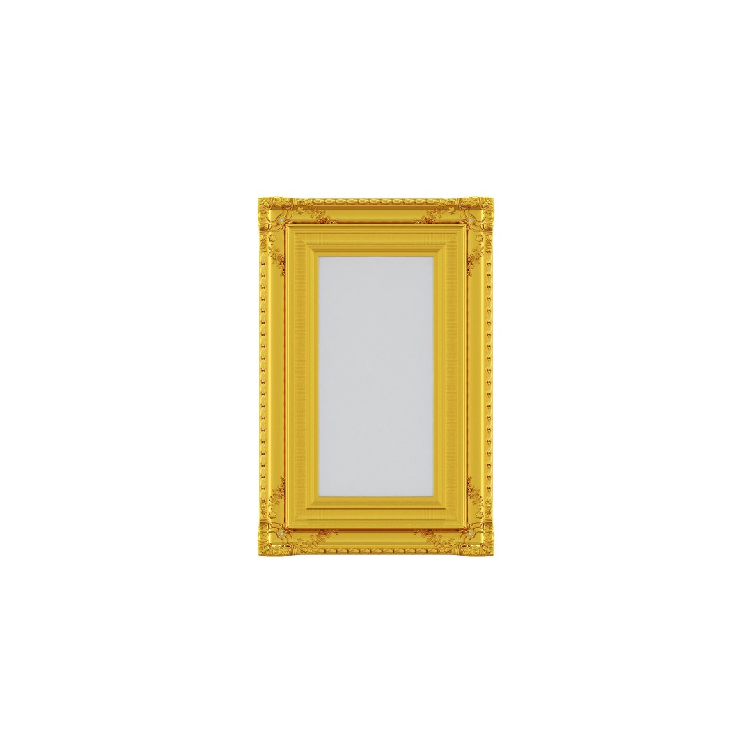 Classic Frames 3D Model – Baroque Decor Collection, PBR Textures - View 7