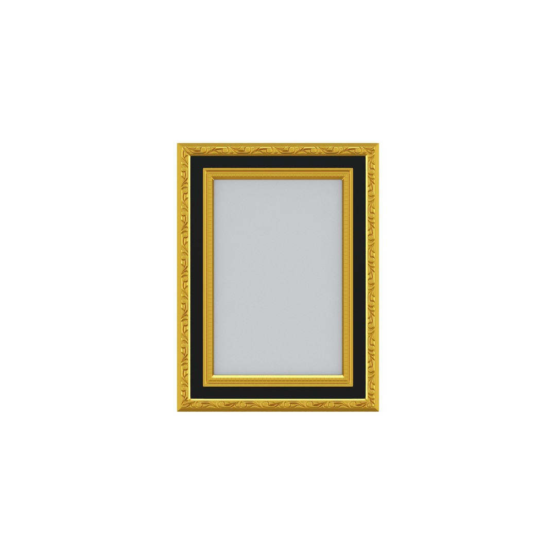 Classic Frames 3D Model – Baroque Decor Collection, PBR Textures - View 9