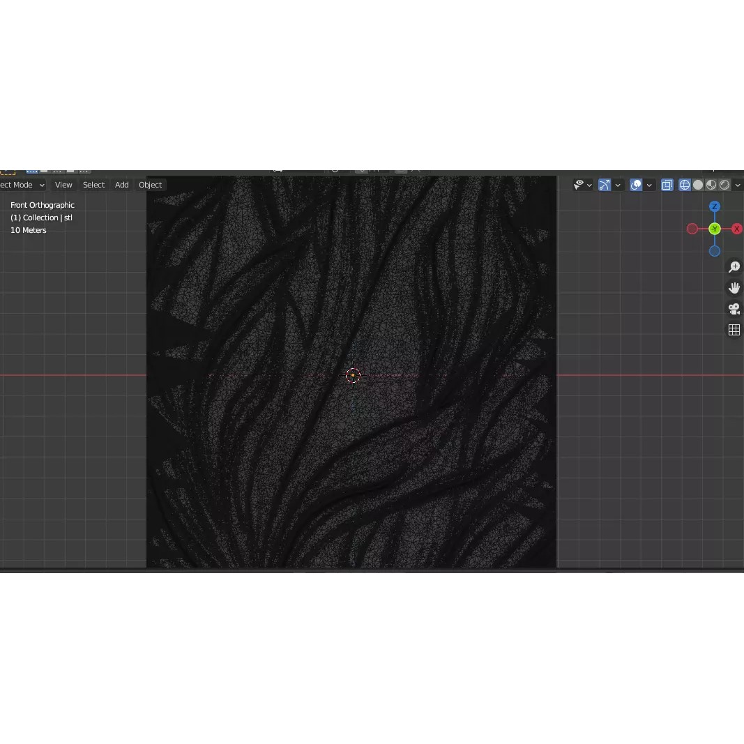 Floral Relief Panel 3D Model – Elegant Wall Decor for CNC & 3D Printing - View 10