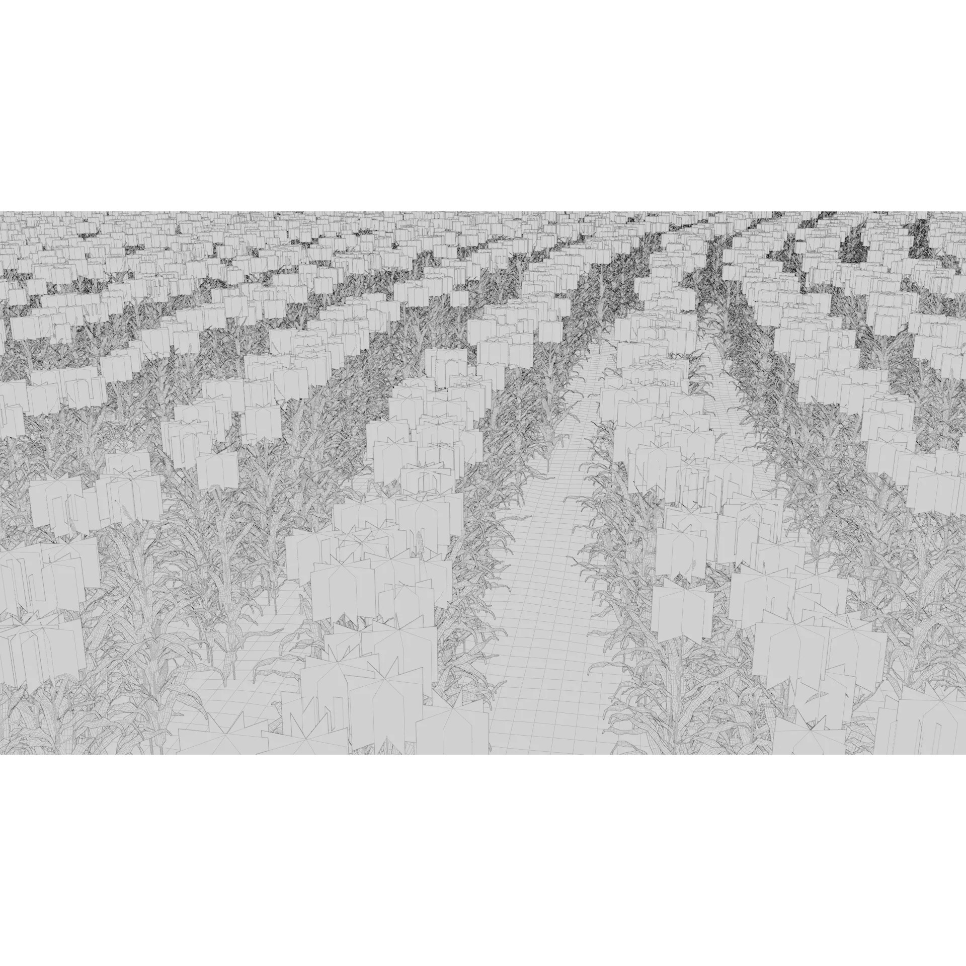 Farm Landscape - Low-Poly Game-Ready 3D Model