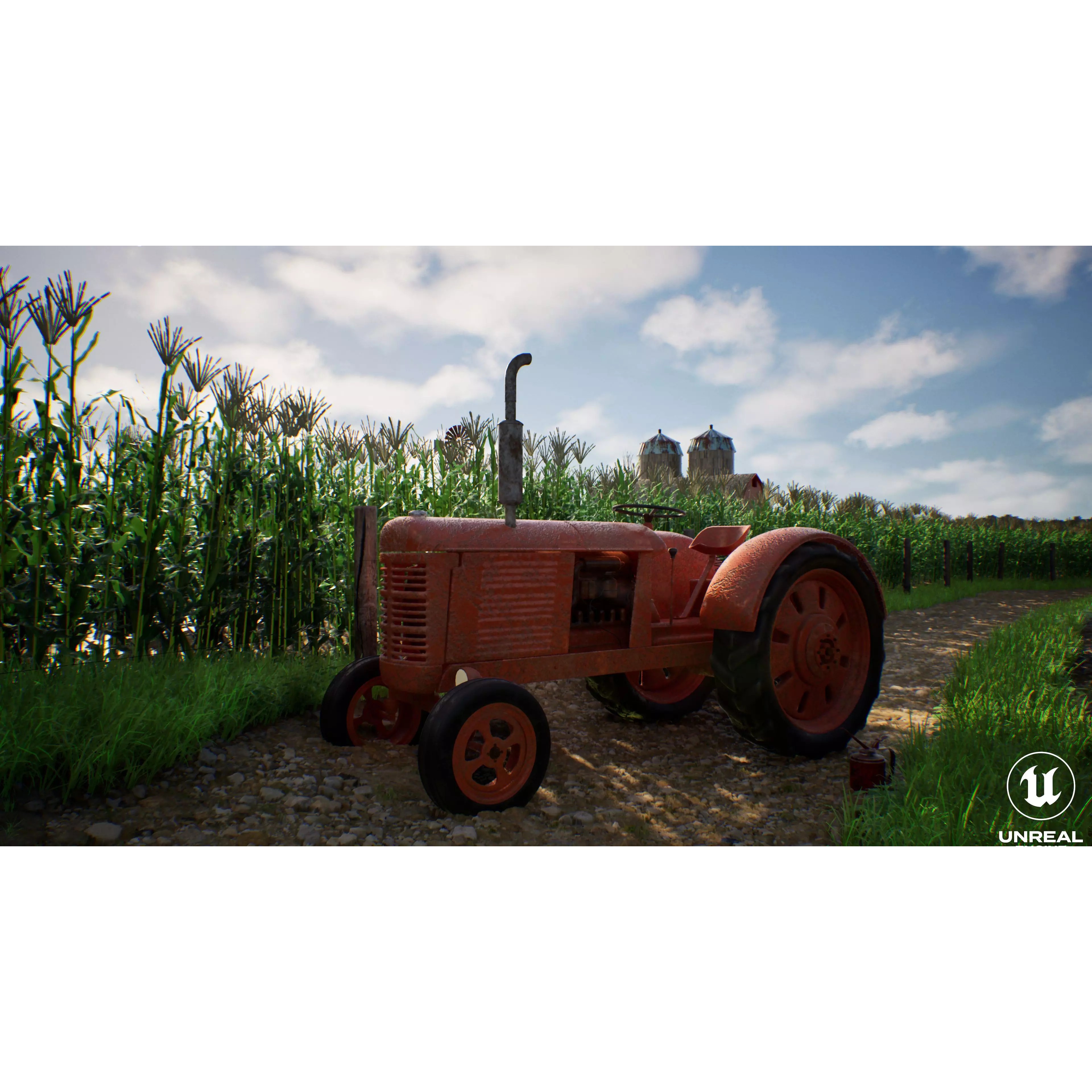 Farm Landscape - Low-Poly Game-Ready 3D Model - View 21