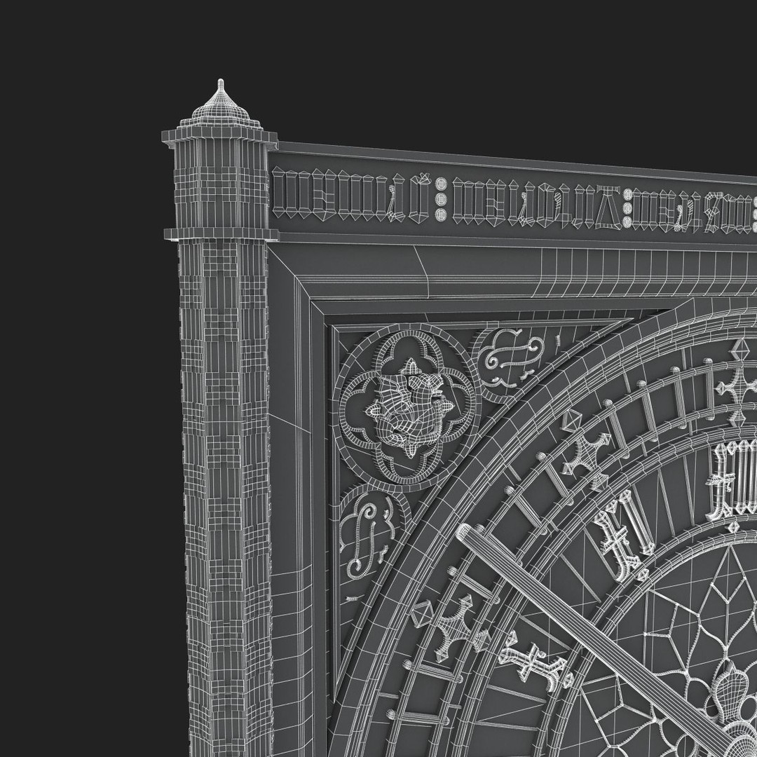 Big Ben Clock 3D Model – Classic Architectural Design, PBR Textures, FBX