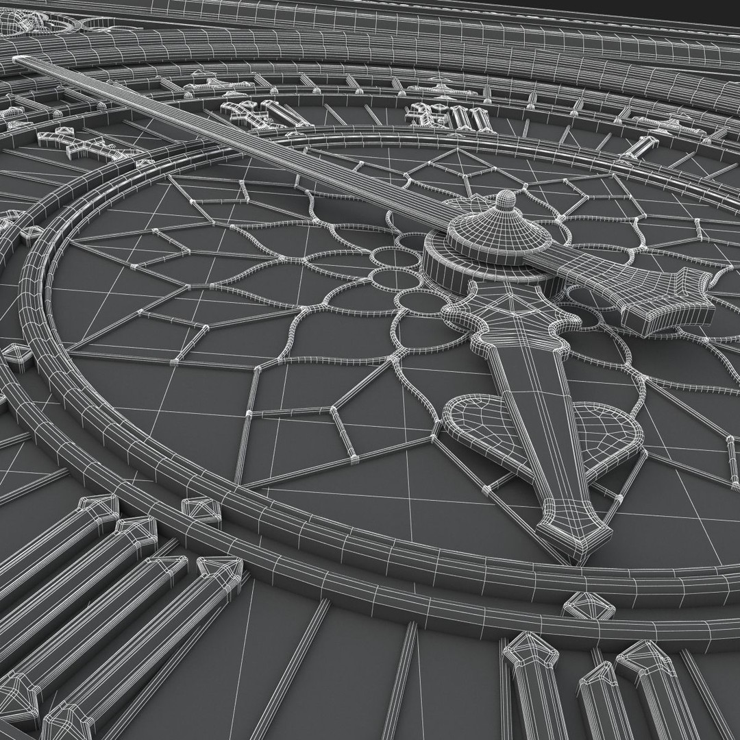 Big Ben Clock 3D Model – Classic Architectural Design, PBR Textures, FBX - View 21