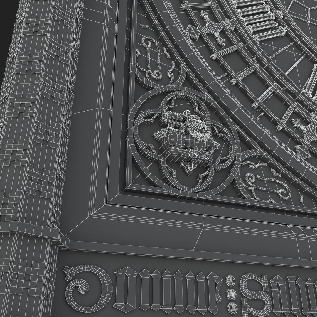 Big Ben Clock 3D Model – Classic Architectural Design, PBR Textures, FBX - View 22