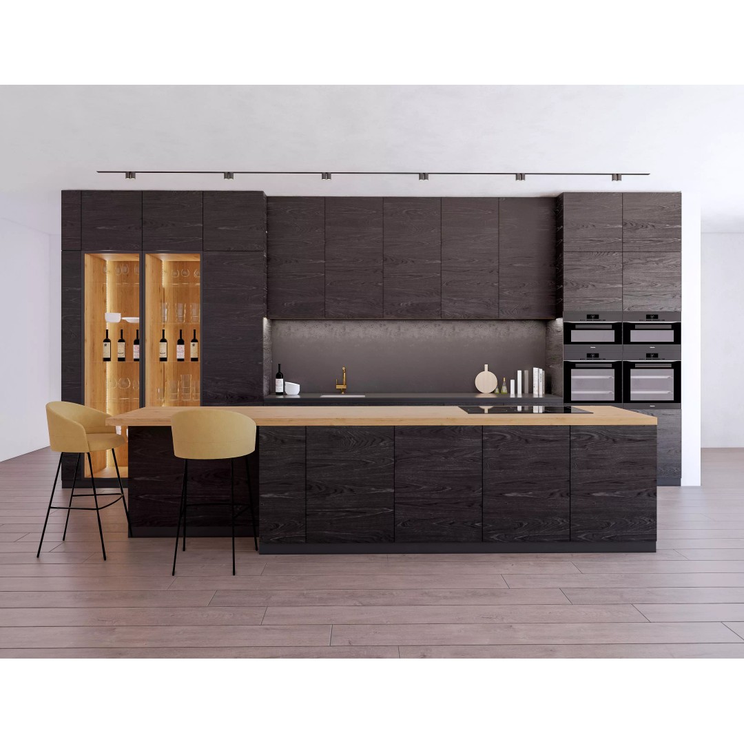 Modern Kitchen 3D Model – Low Poly Interior Asset, Revit, FBX, OBJ - View 2