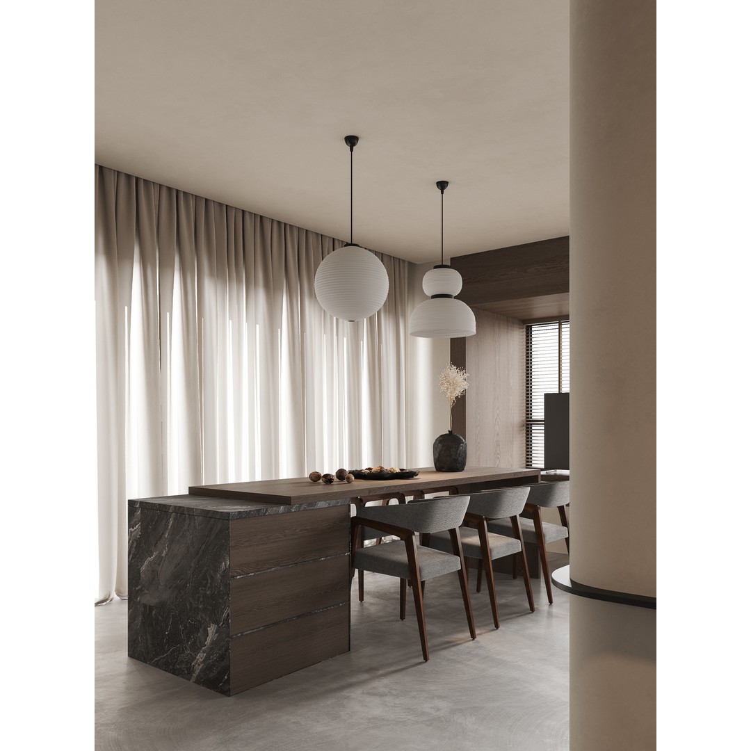 Apartment Interior Scenes 3D Model – Fully Textured Archviz Asset, Corona Renderer - View 6