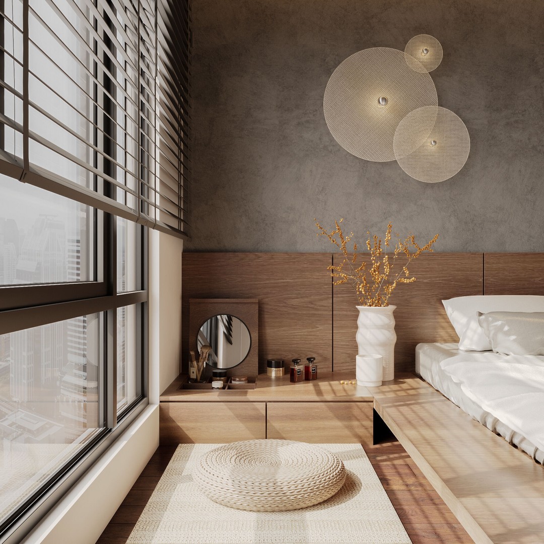 Japanese Interior 3D Model – Classic Living Room, PBR Textures - View 20