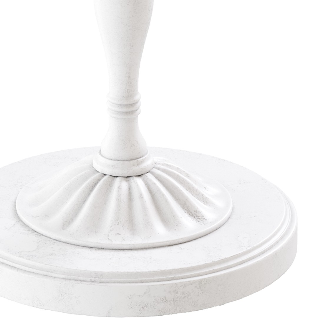 Vintage Round Side Table 3D Model – PBR Textured Furniture Asset, FBX, OBJ - View 11