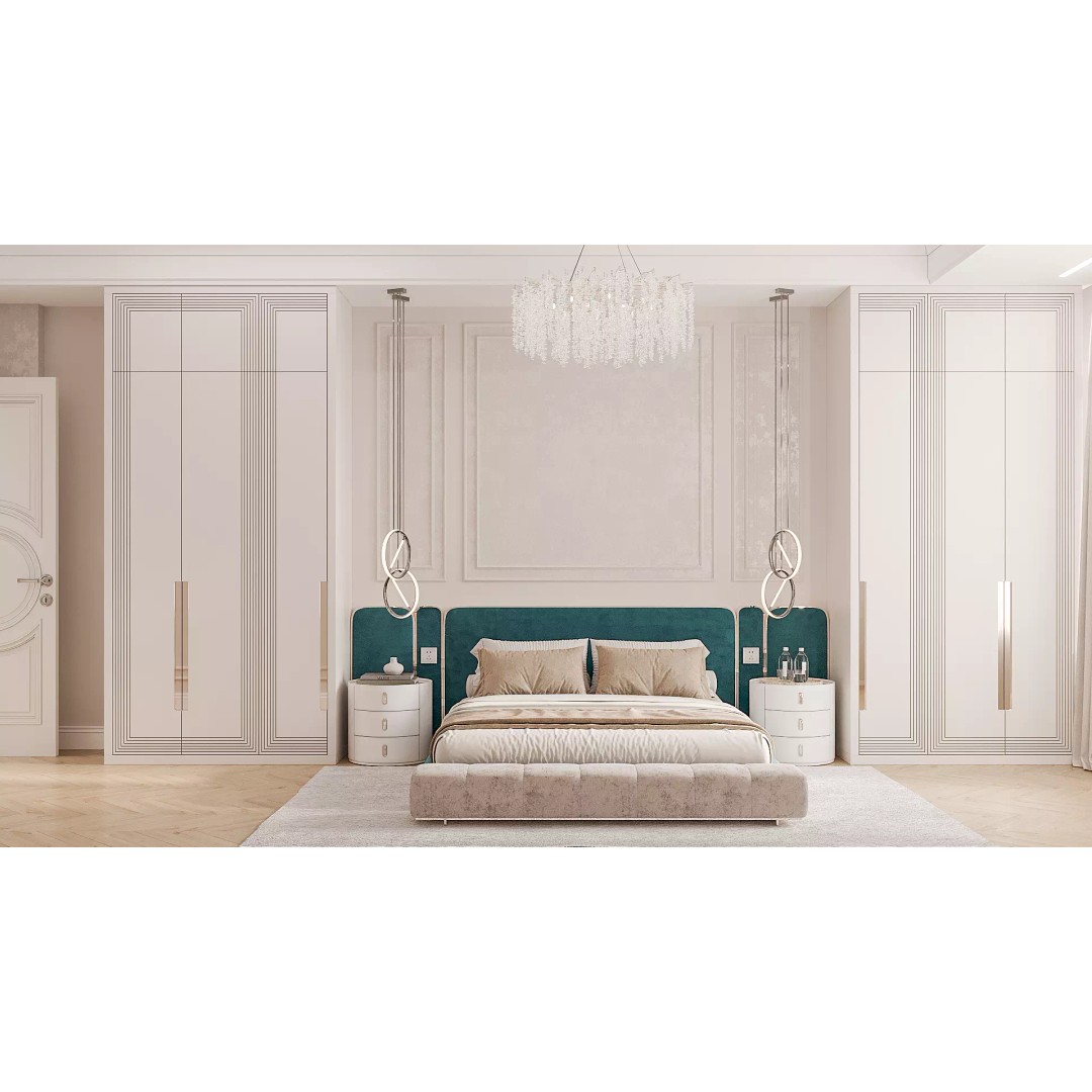 Classic Bedroom 3D Model – Timeless Design with Luxurious Details - View 4
