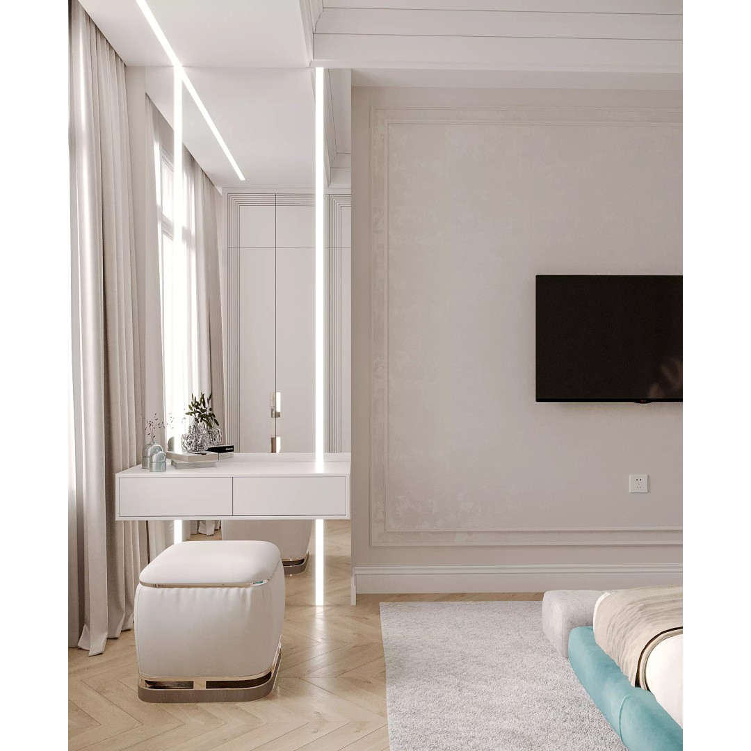 Classic Bedroom 3D Model – Timeless Design with Luxurious Details - View 6