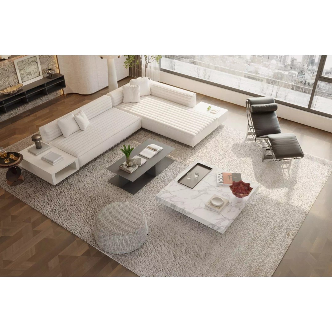 Italian-Style Large Flat Floor Living and Dining Room 3D Model – PBR Textures, FBX - View 6