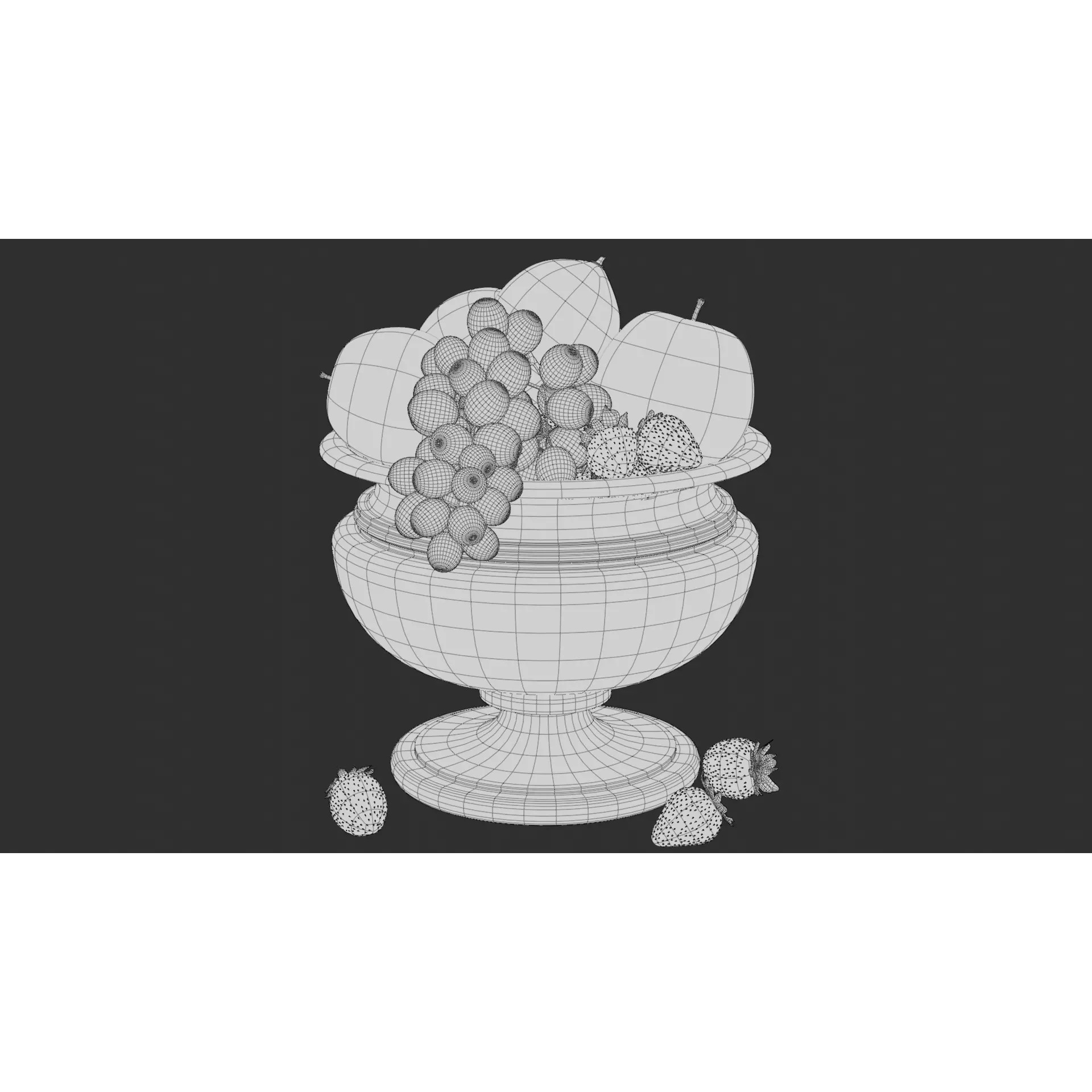 Fruits Scene - PBR Game-Ready 3D Model - View 10