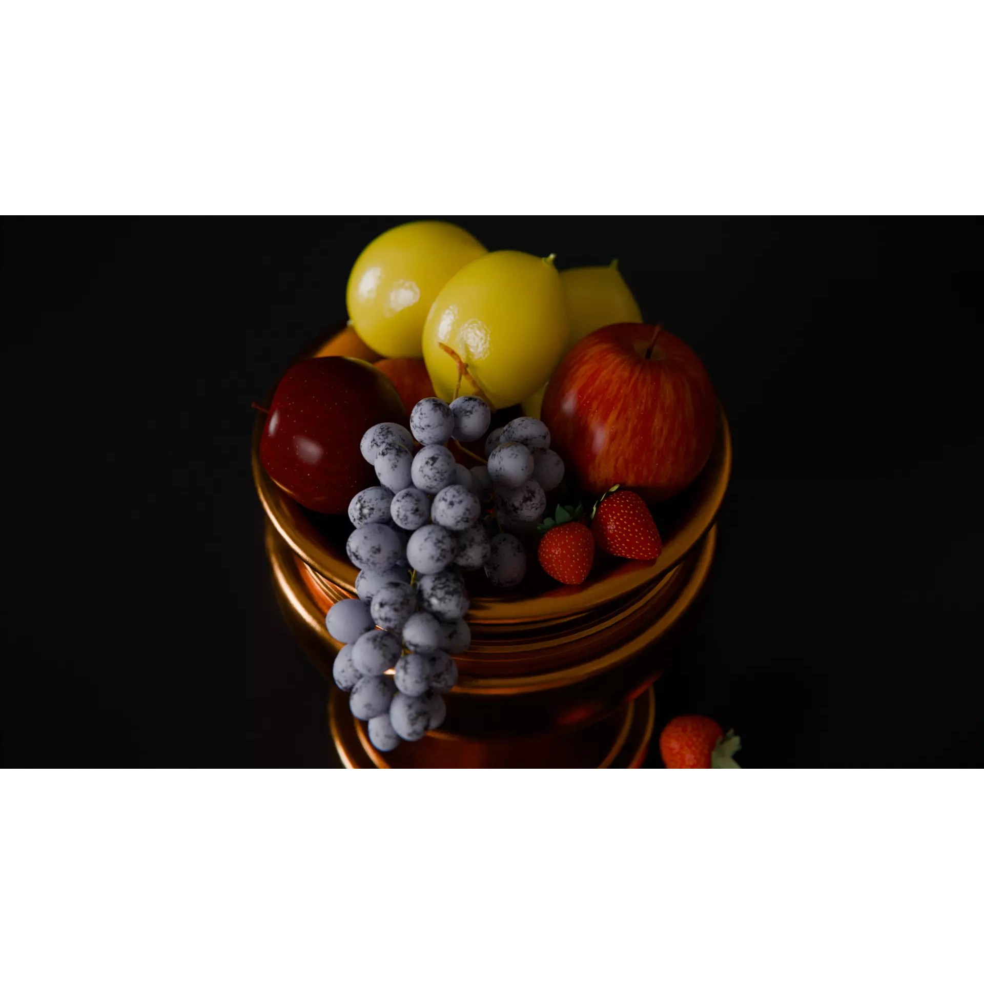 Fruits Scene - PBR Game-Ready 3D Model - View 7