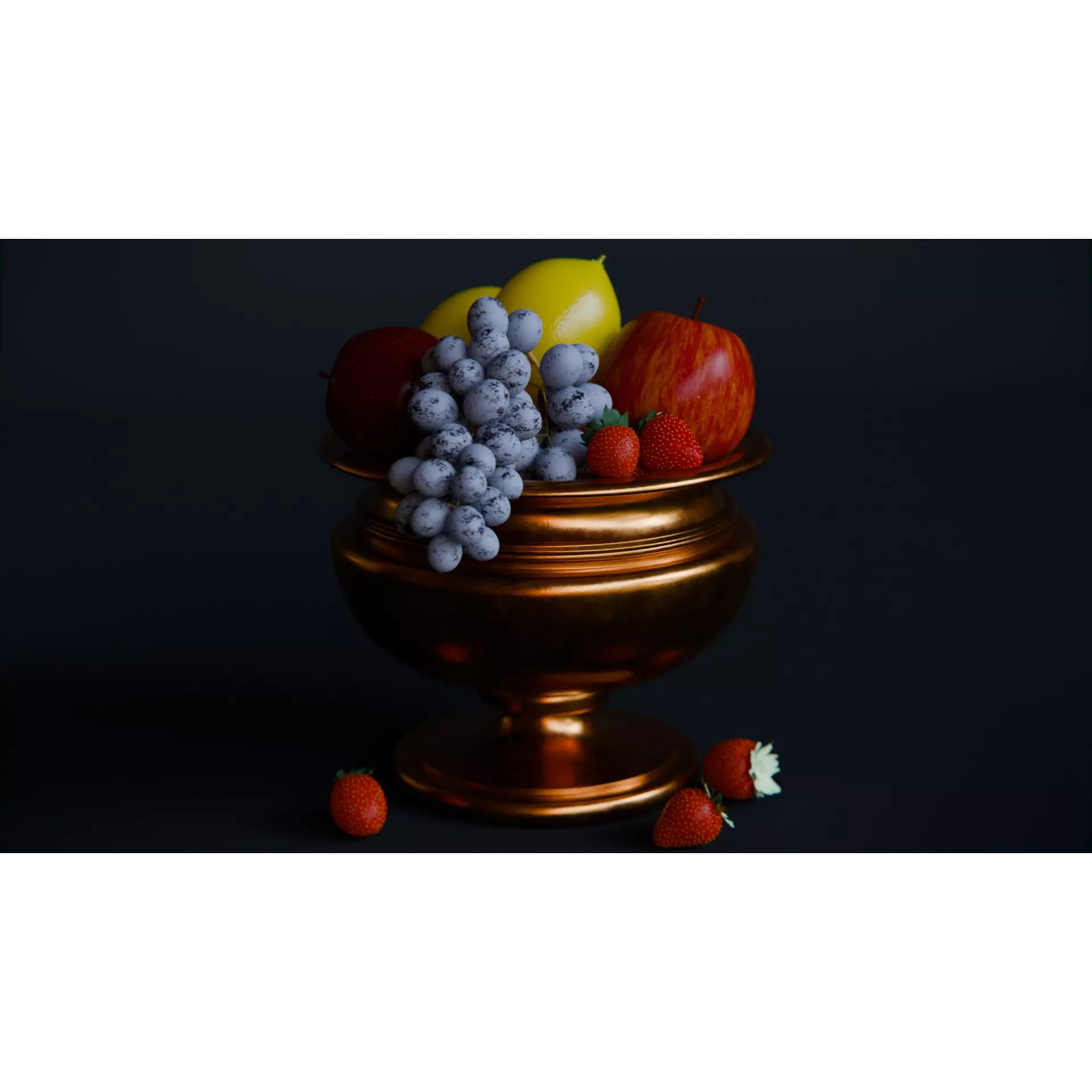 Fruits Scene - PBR Game-Ready 3D Model - View 9