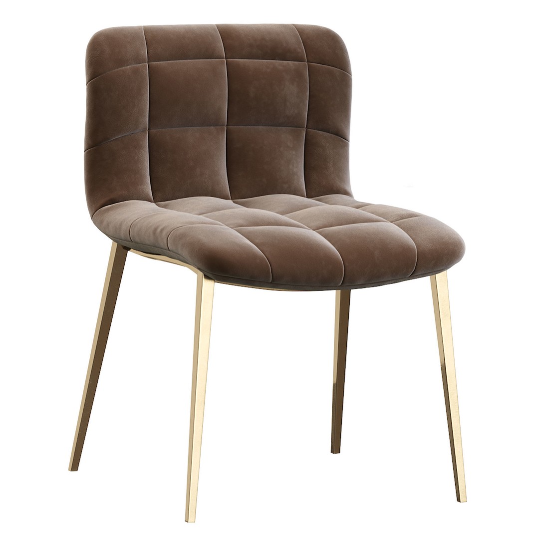 Kuga Bontempi Chair 3D Model – Contemporary Furniture Asset, FBX - View 11