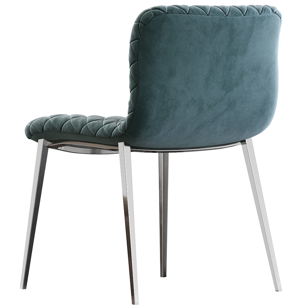 Kuga Bontempi Chair 3D Model – Contemporary Furniture Asset, FBX - View 14