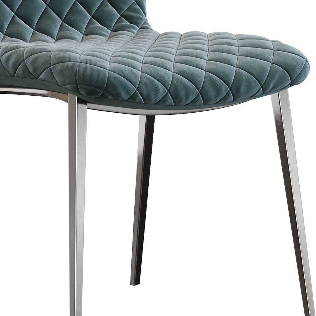 Kuga Bontempi Chair 3D Model – Contemporary Furniture Asset, FBX - View 16