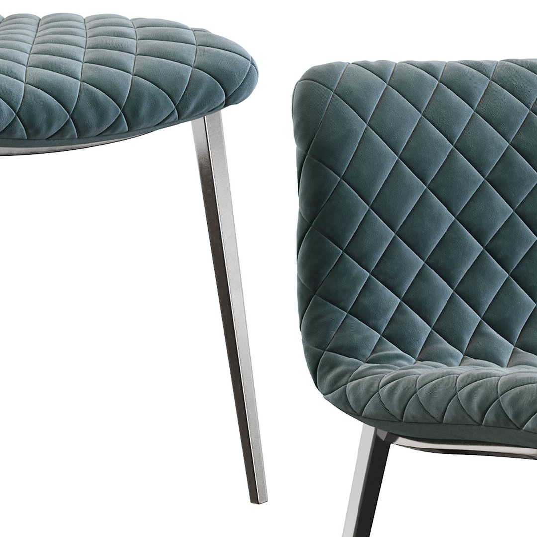 Kuga Bontempi Chair 3D Model – Contemporary Furniture Asset, FBX - View 17