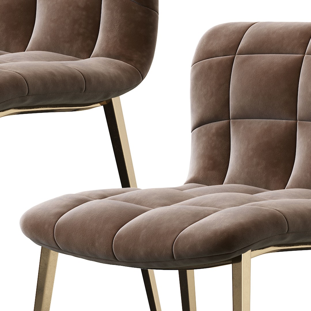 Kuga Bontempi Chair 3D Model – Contemporary Furniture Asset, FBX - View 20