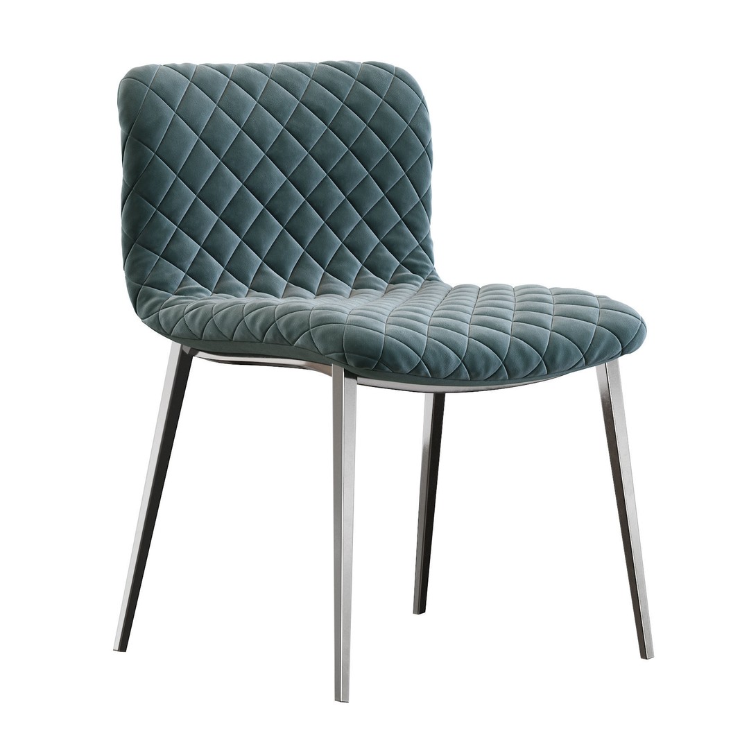 Kuga Bontempi Chair 3D Model – Contemporary Furniture Asset, FBX - View 4