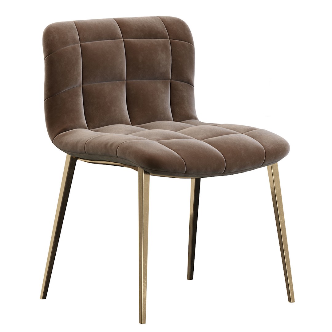 Kuga Bontempi Chair 3D Model – Contemporary Furniture Asset, FBX - View 7