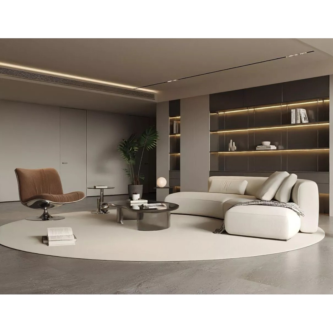 Italian Living Room 3D Model – Luxury Interior Design, FBX & More - View 4