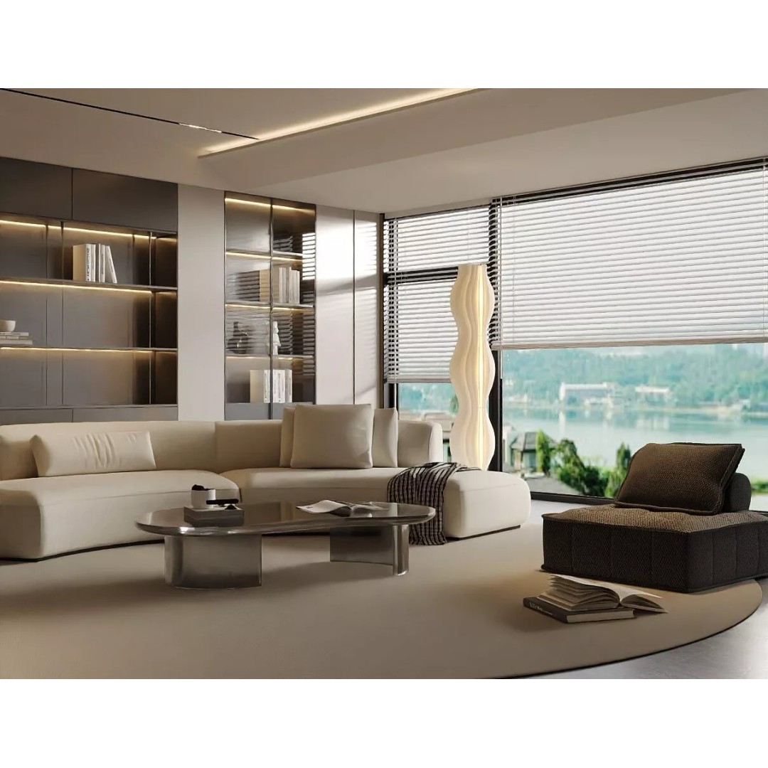 Italian Living Room 3D Model – Luxury Interior Design, FBX & More - View 6
