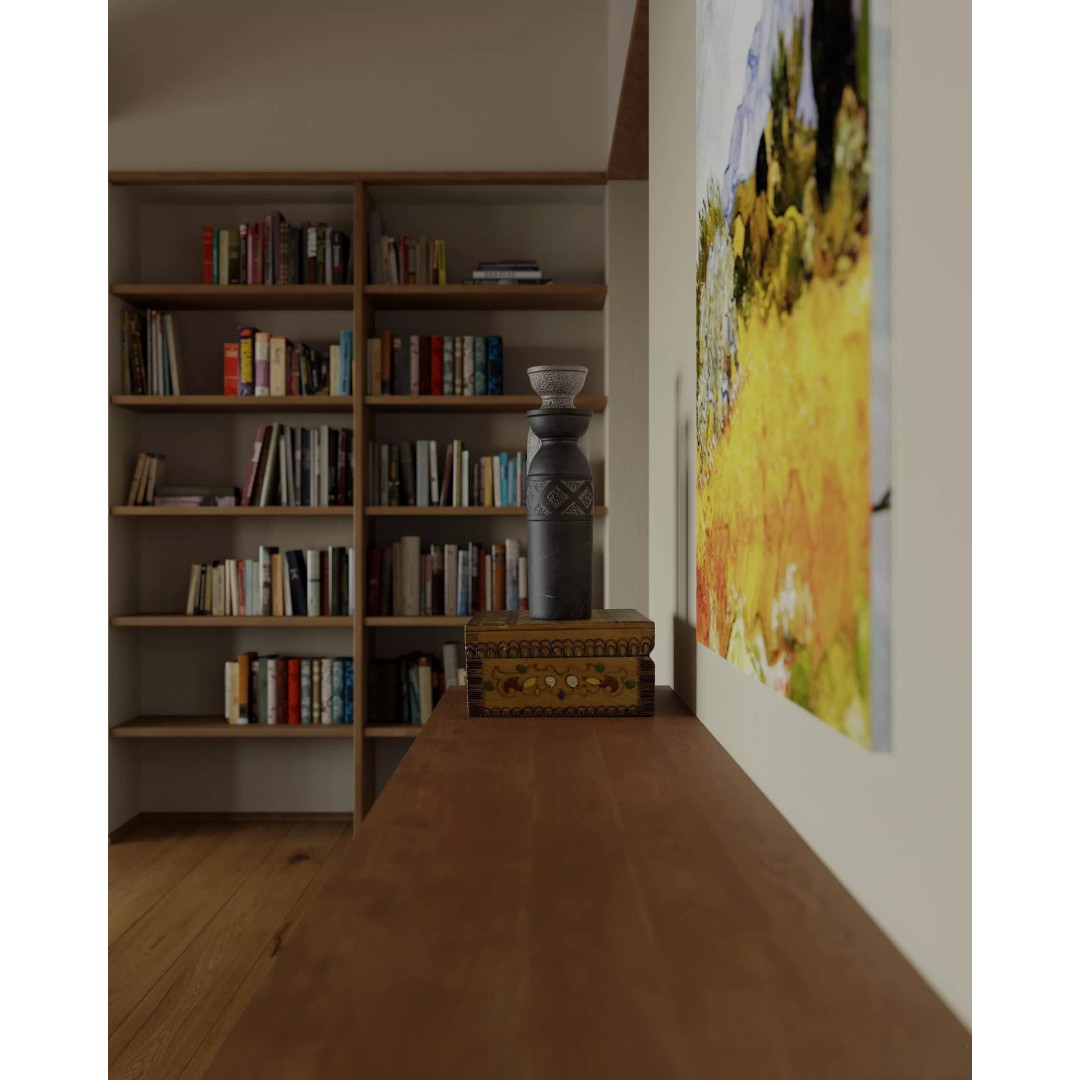 Living Room 3D Model – Modern Interior Asset, PBR Textures, FBX/OBJ - View 6