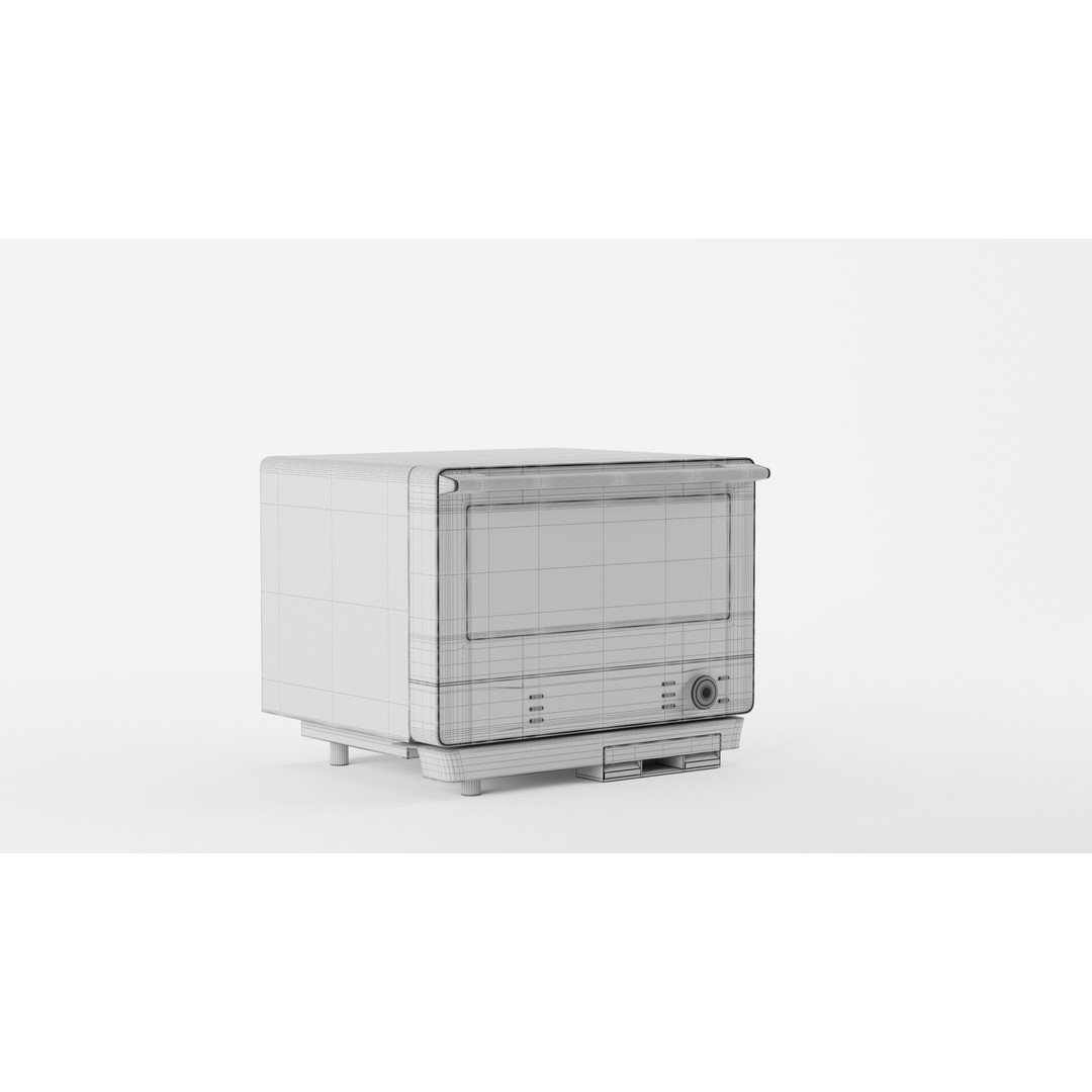 Sharp Healsio Steam Oven 3D Model – High Detail PBR Interior Asset, FBX - View 12